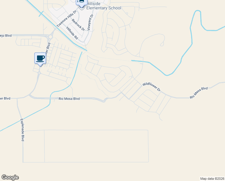 map of restaurants, bars, coffee shops, grocery stores, and more near 14781 Road 204 in Madera