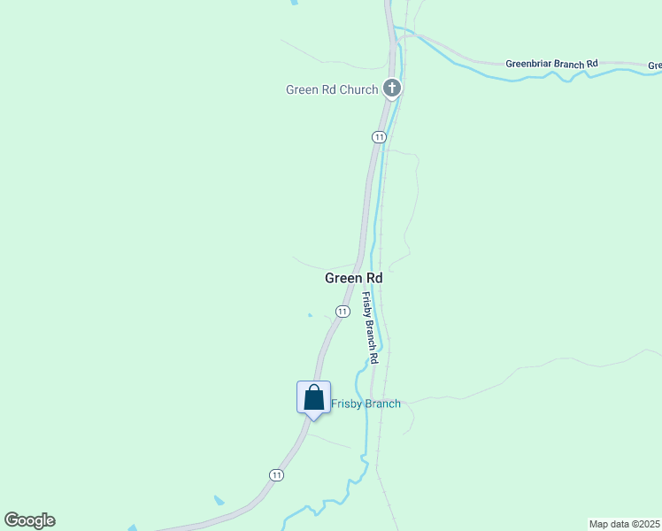 map of restaurants, bars, coffee shops, grocery stores, and more near 58 Dan Swafford Lane in Green Road