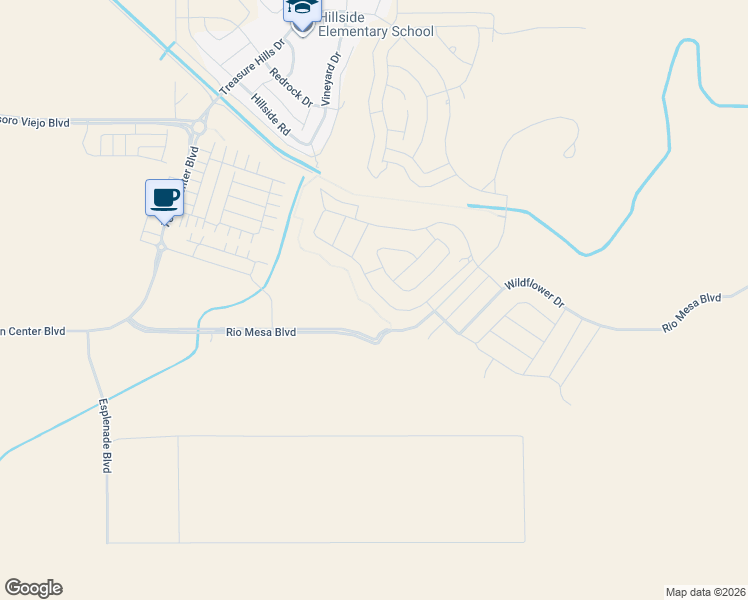 map of restaurants, bars, coffee shops, grocery stores, and more near 14695 Road 204 in Madera