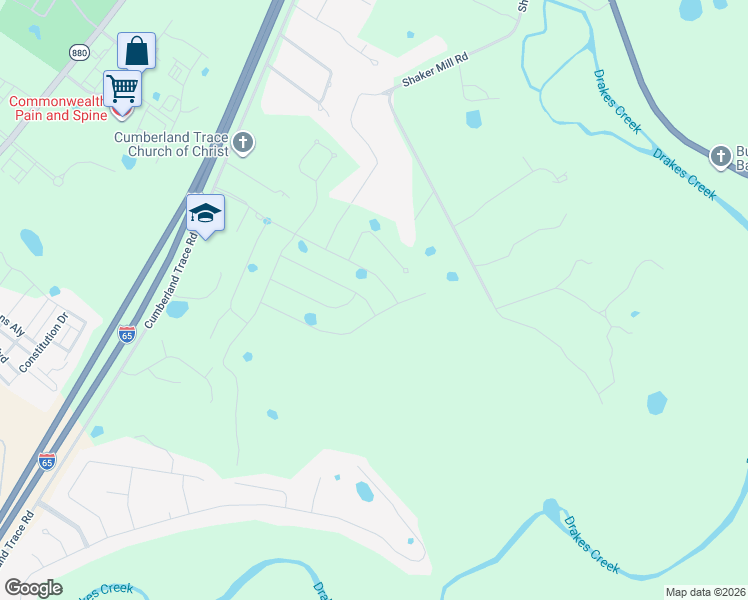 map of restaurants, bars, coffee shops, grocery stores, and more near Unnamed Road in Bowling Green