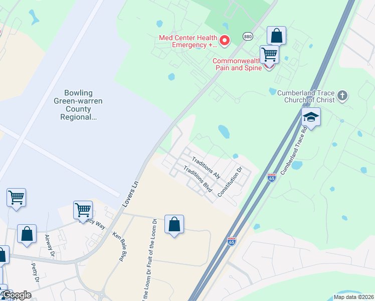 map of restaurants, bars, coffee shops, grocery stores, and more near 131 Washington Avenue in Bowling Green