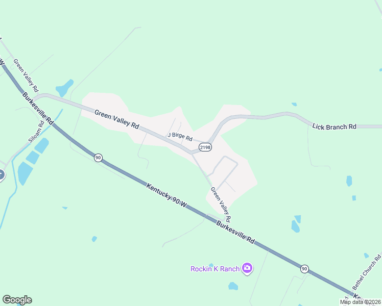 map of restaurants, bars, coffee shops, grocery stores, and more near 3566-3570 Burkesville Road in Glasgow