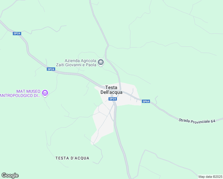 map of restaurants, bars, coffee shops, grocery stores, and more near 76 Via Gallo Soldato in Testa Dell'acqua