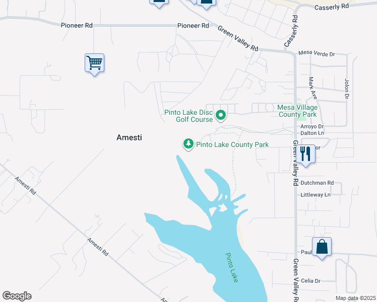 map of restaurants, bars, coffee shops, grocery stores, and more near 757 Green Valley Road in Watsonville