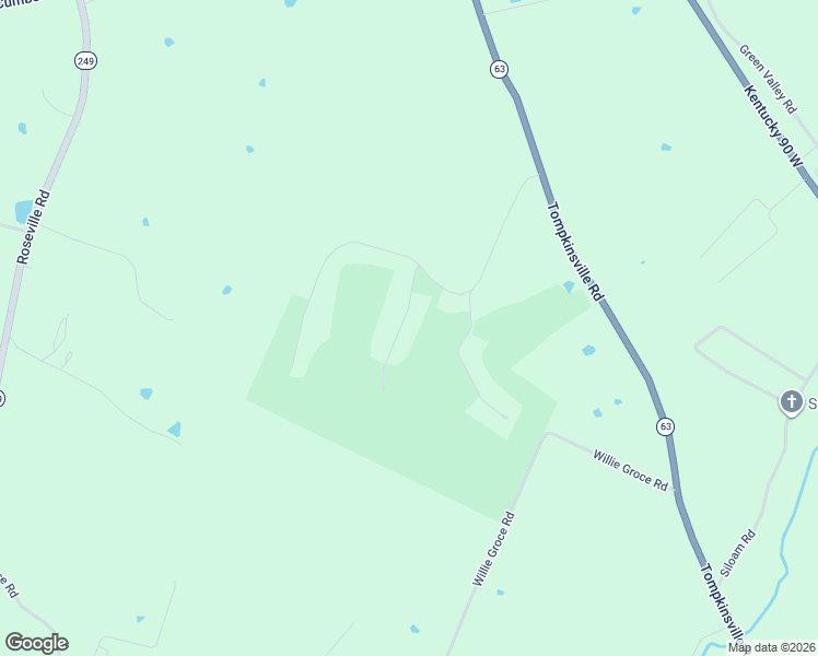 map of restaurants, bars, coffee shops, grocery stores, and more near 1-299 Clubhouse Ln in Glasgow