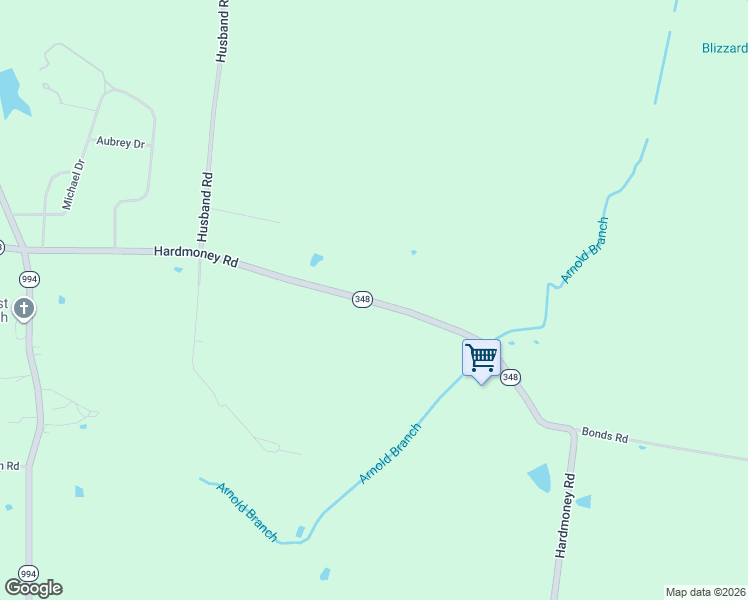 map of restaurants, bars, coffee shops, grocery stores, and more near 3560-3698 Hardmoney Road in Paducah