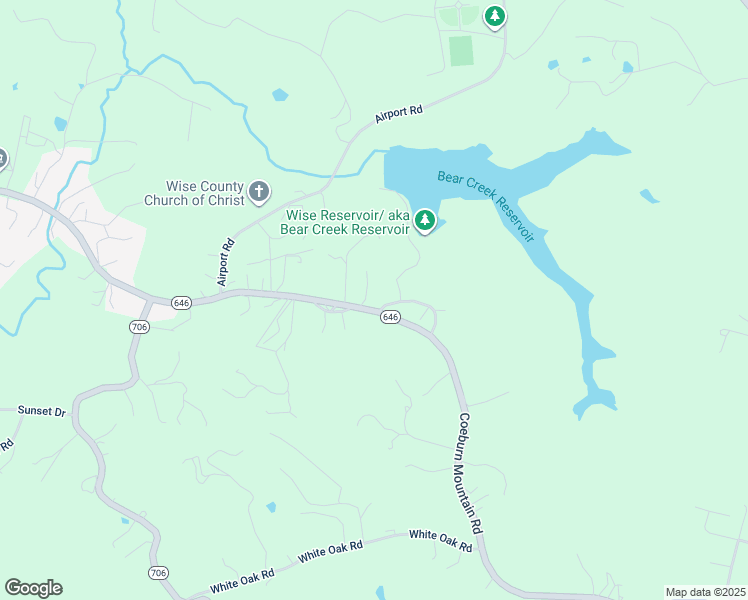 map of restaurants, bars, coffee shops, grocery stores, and more near 10069 Coeburn Mountain Road in Wise