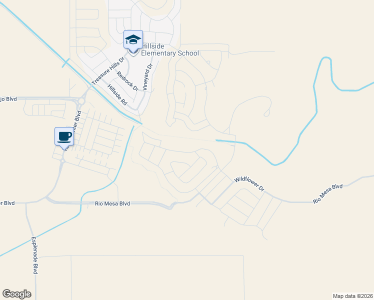 map of restaurants, bars, coffee shops, grocery stores, and more near 14781 Road 204 in Madera