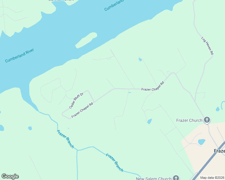 map of restaurants, bars, coffee shops, grocery stores, and more near 1230 Frazer Chapel Road in Monticello