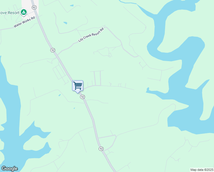 map of restaurants, bars, coffee shops, grocery stores, and more near Little Louisville Road in Russell County