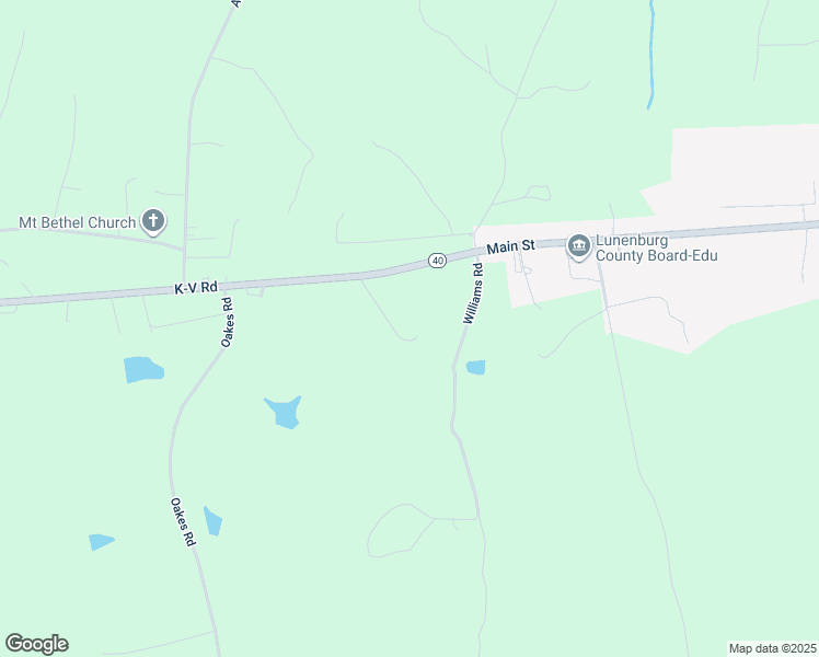 map of restaurants, bars, coffee shops, grocery stores, and more near 3512 K-V Road in Kenbridge