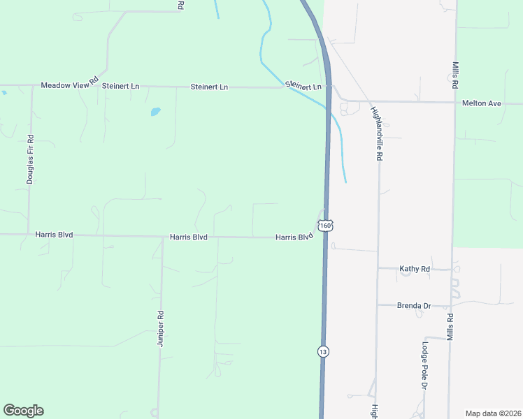 map of restaurants, bars, coffee shops, grocery stores, and more near Sunset Ridge in Ozark