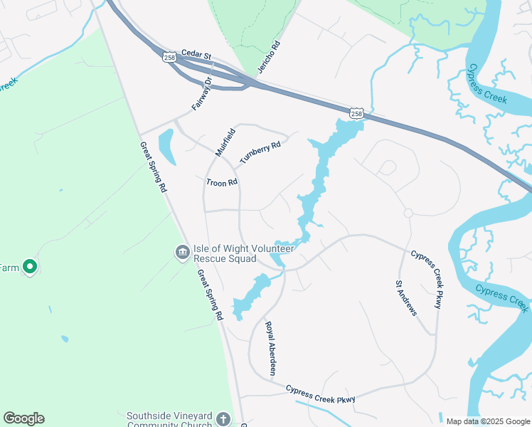 map of restaurants, bars, coffee shops, grocery stores, and more near 101 Lytham in Smithfield