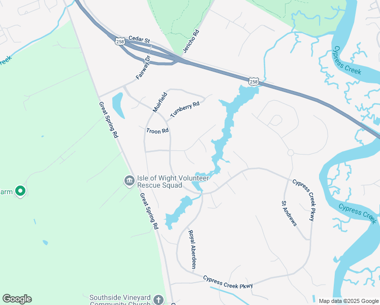 map of restaurants, bars, coffee shops, grocery stores, and more near 101 Lytham in Smithfield