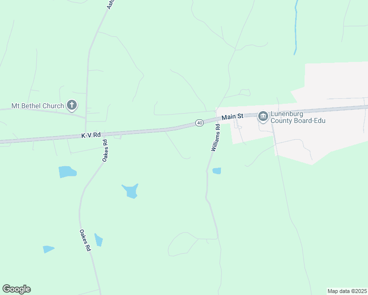 map of restaurants, bars, coffee shops, grocery stores, and more near 3512 K-V Road in Kenbridge