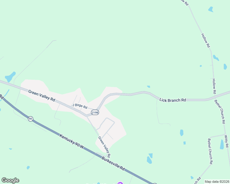 map of restaurants, bars, coffee shops, grocery stores, and more near 294 Lick Branch Road in Glasgow