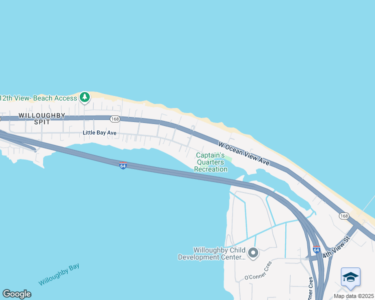map of restaurants, bars, coffee shops, grocery stores, and more near 867 Little Bay Avenue in Norfolk
