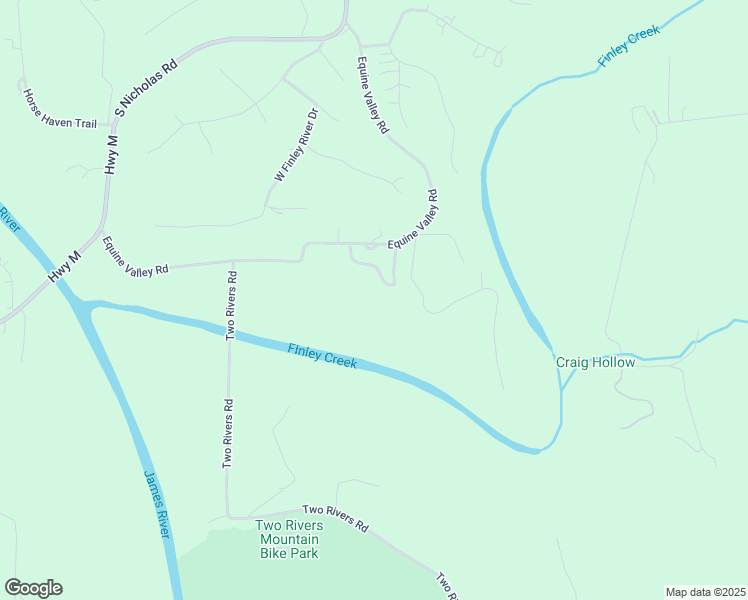 map of restaurants, bars, coffee shops, grocery stores, and more near 2522 Equine Valley Road in Nixa