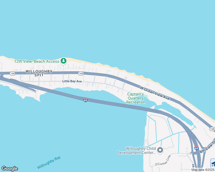 map of restaurants, bars, coffee shops, grocery stores, and more near 949 Little Bay Avenue in Norfolk