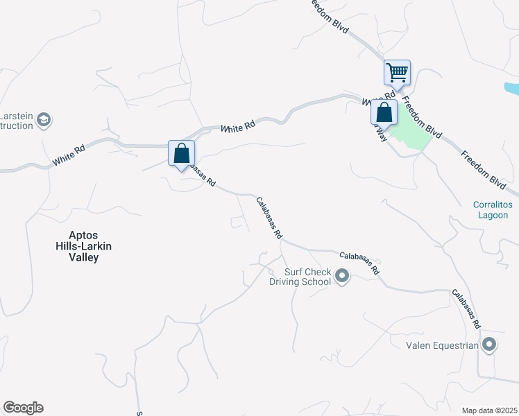 map of restaurants, bars, coffee shops, grocery stores, and more near 839 Calabasas Road in Watsonville