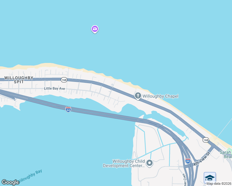 map of restaurants, bars, coffee shops, grocery stores, and more near 879 West Ocean View Avenue in Norfolk