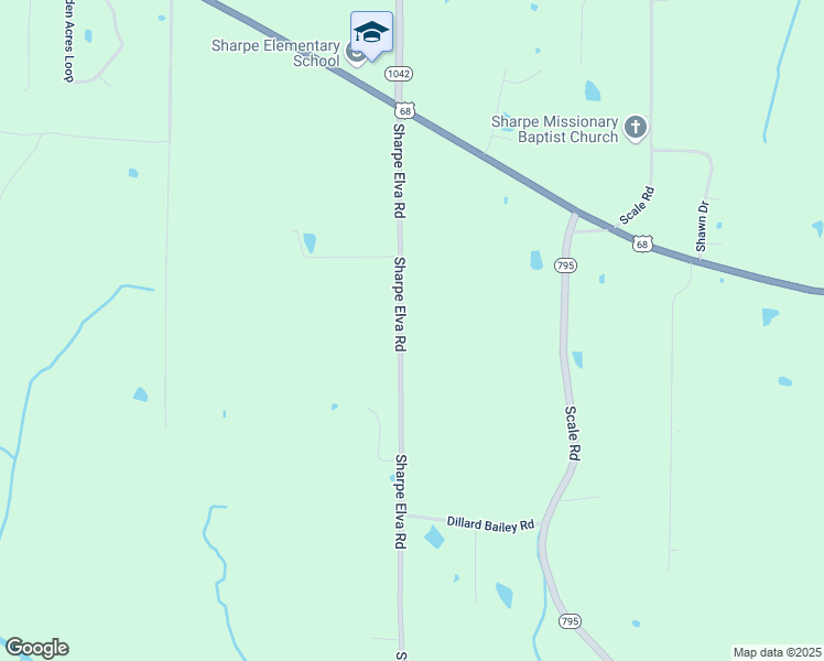 map of restaurants, bars, coffee shops, grocery stores, and more near 2453-2995 Sharpe Elva Road in Calvert City