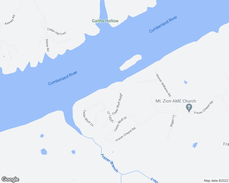 map of restaurants, bars, coffee shops, grocery stores, and more near 221 Cedar Bluff Ridge Road in Monticello