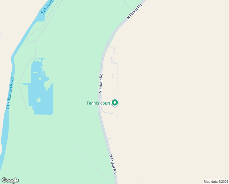 map of restaurants, bars, coffee shops, grocery stores, and more near 15752 North Friant Road in Friant