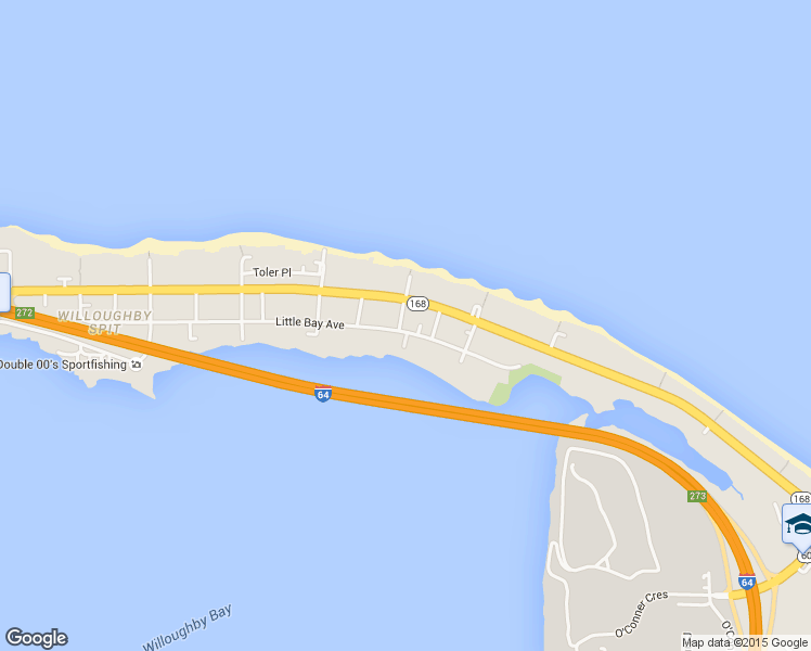 map of restaurants, bars, coffee shops, grocery stores, and more near 9626 10th View Street in Norfolk