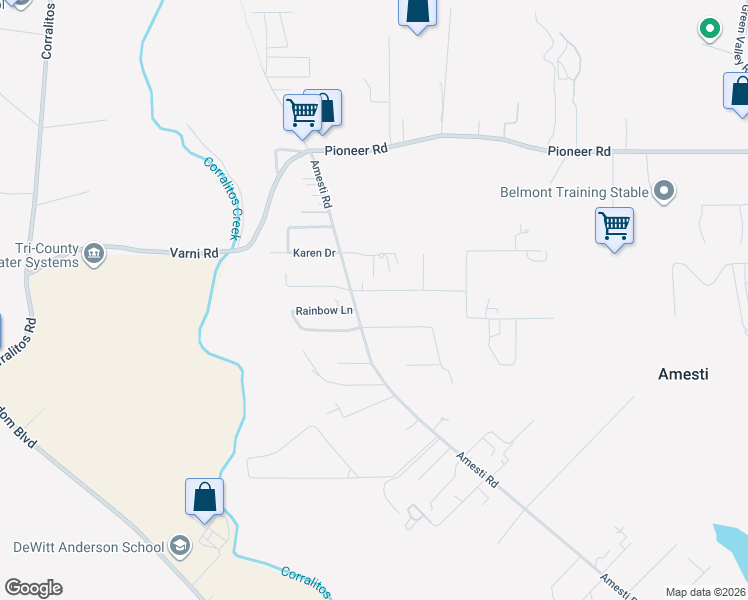 map of restaurants, bars, coffee shops, grocery stores, and more near 12 Linden Road in Watsonville
