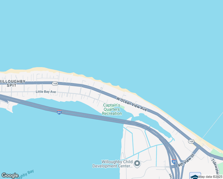 map of restaurants, bars, coffee shops, grocery stores, and more near 850 West Ocean View Avenue in Norfolk