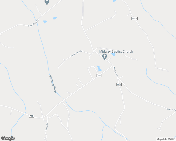 map of restaurants, bars, coffee shops, grocery stores, and more near 2105 Tucker Road in Gretna