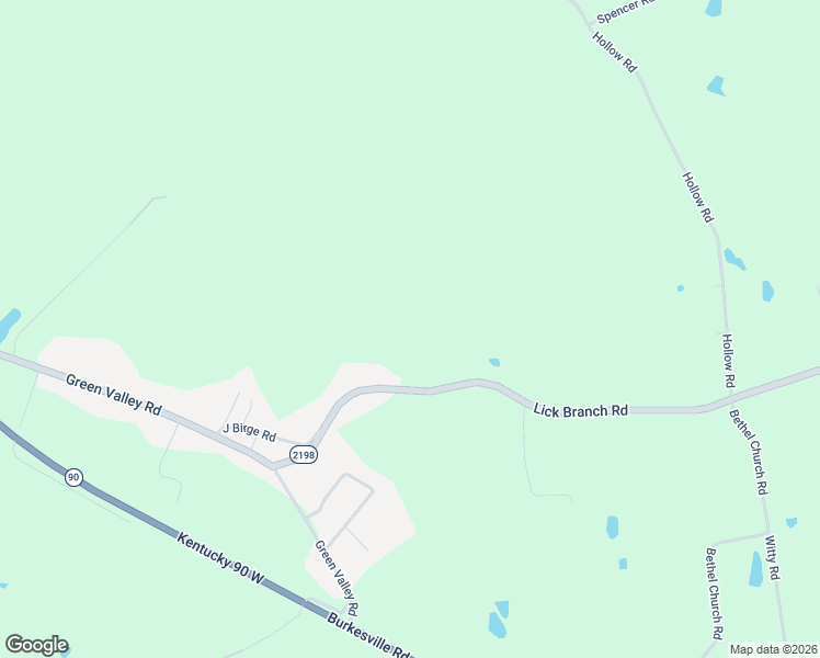 map of restaurants, bars, coffee shops, grocery stores, and more near 294 Lick Branch Road in Glasgow