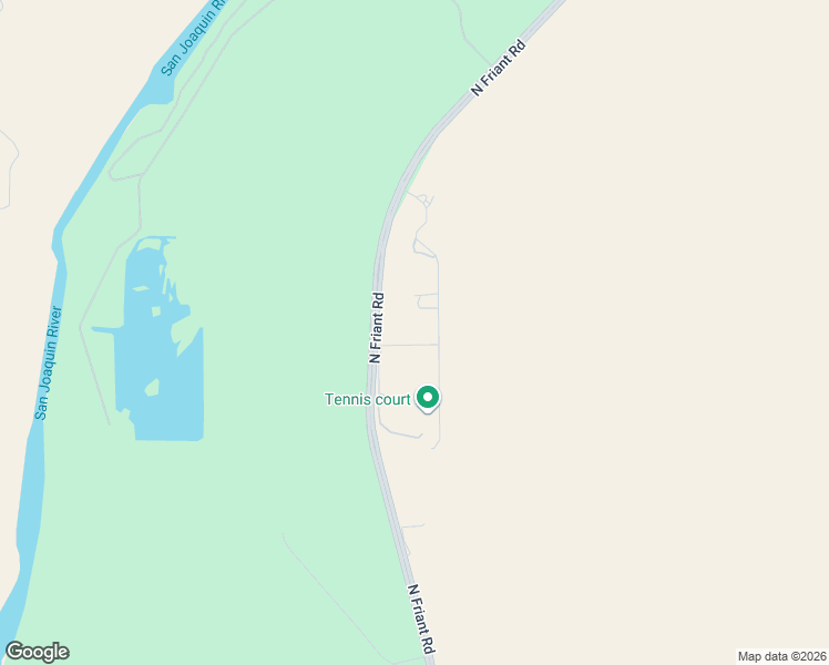 map of restaurants, bars, coffee shops, grocery stores, and more near 15752 North Friant Road in Friant