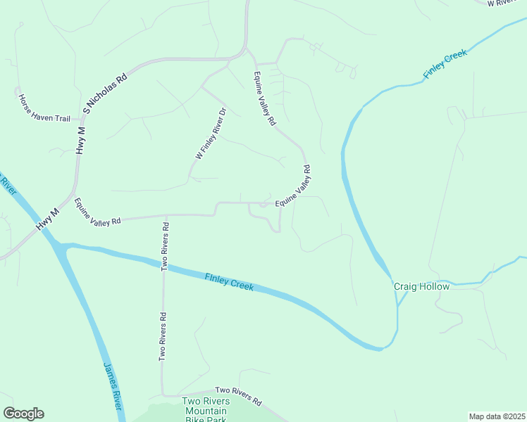 map of restaurants, bars, coffee shops, grocery stores, and more near 2522 Equine Valley Road in Nixa