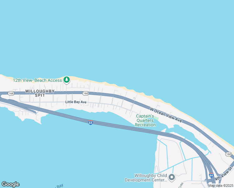 map of restaurants, bars, coffee shops, grocery stores, and more near 982 West Ocean View Avenue in Norfolk