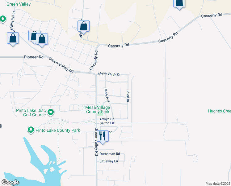 map of restaurants, bars, coffee shops, grocery stores, and more near 116 Lester Court in Watsonville
