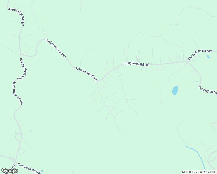 map of restaurants, bars, coffee shops, grocery stores, and more near 125 Teaberry Lane Northwest in Riner