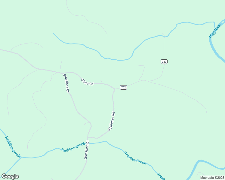 map of restaurants, bars, coffee shops, grocery stores, and more near Appletree Road in Sandy Level