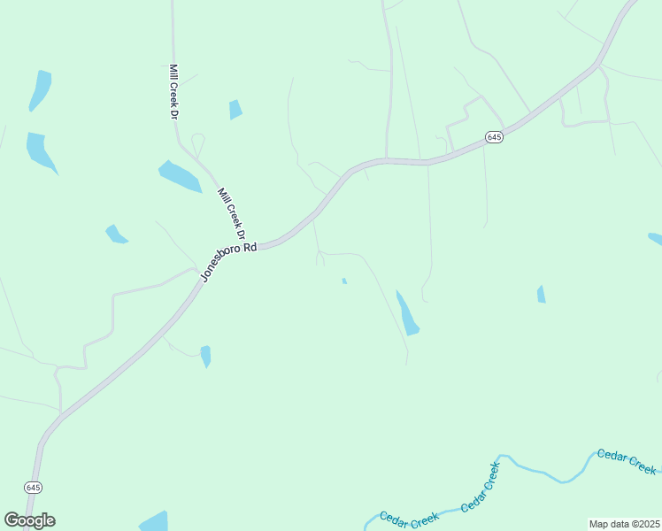 map of restaurants, bars, coffee shops, grocery stores, and more near 3578 Jonesboro Road in Kenbridge