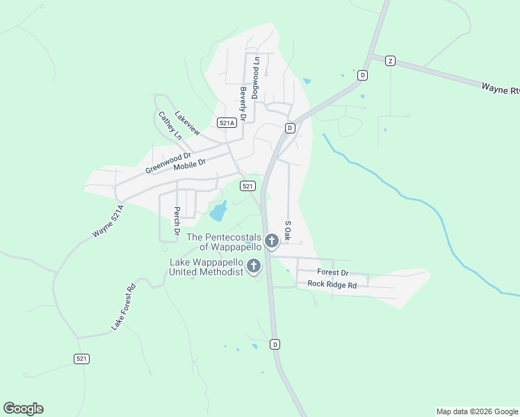map of restaurants, bars, coffee shops, grocery stores, and more near State Highway D in Wappapello