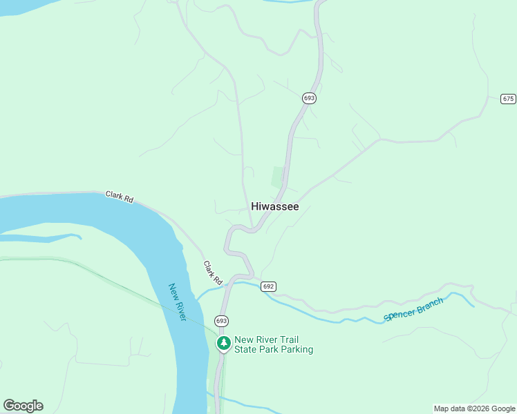 map of restaurants, bars, coffee shops, grocery stores, and more near 2246 Bethel Church Road in Hiwassee