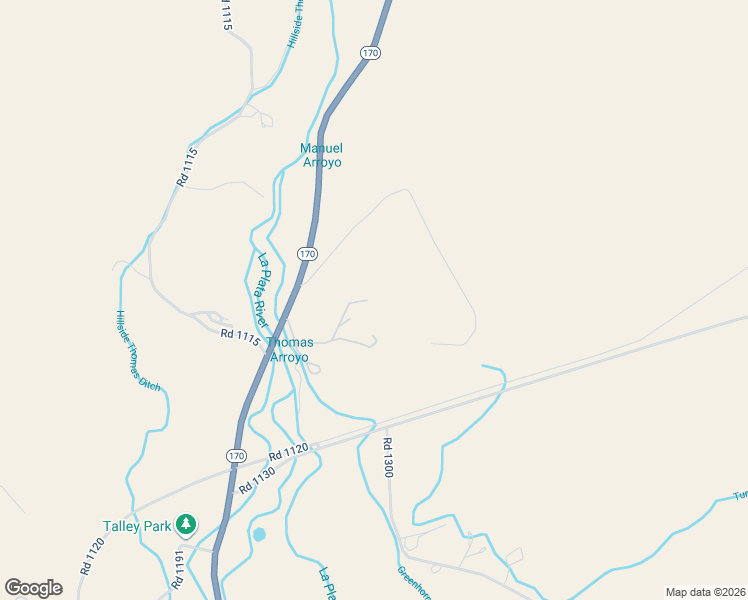 map of restaurants, bars, coffee shops, grocery stores, and more near 1718 New Mexico 170 in La Plata