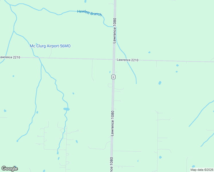 map of restaurants, bars, coffee shops, grocery stores, and more near 21205 Highway H in Monett