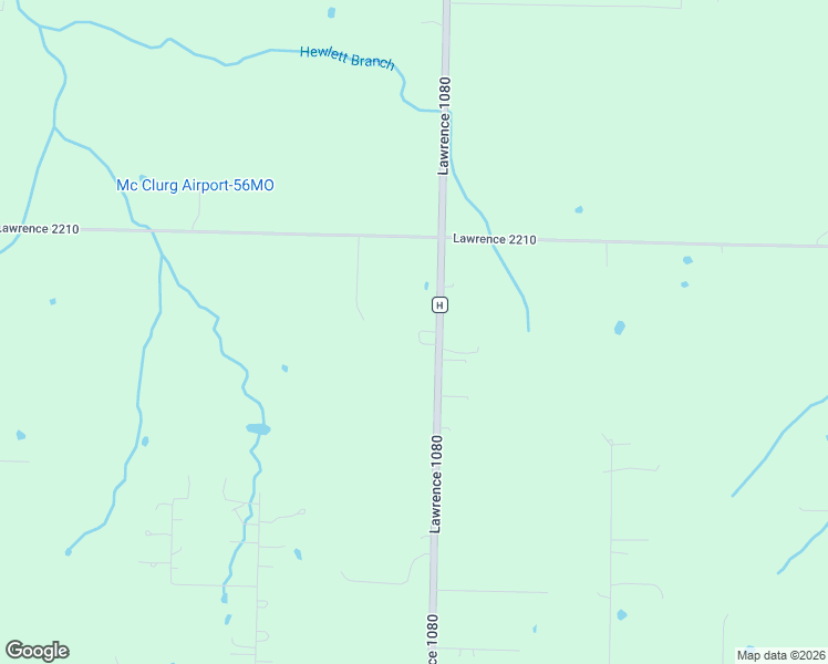 map of restaurants, bars, coffee shops, grocery stores, and more near 21205 Highway H in Monett