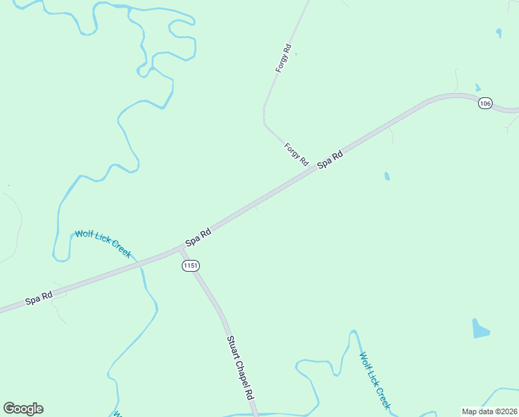 map of restaurants, bars, coffee shops, grocery stores, and more near Spa Road in Lewisburg