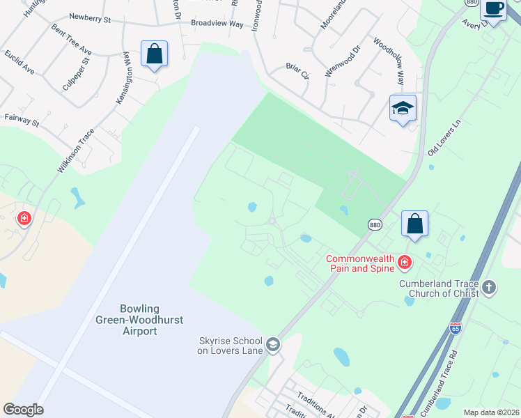 map of restaurants, bars, coffee shops, grocery stores, and more near 494 Hub Boulevard in Bowling Green