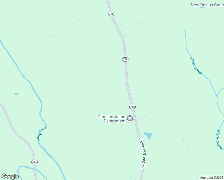 map of restaurants, bars, coffee shops, grocery stores, and more near 5821 Colonial Turnpike in Glade Hill