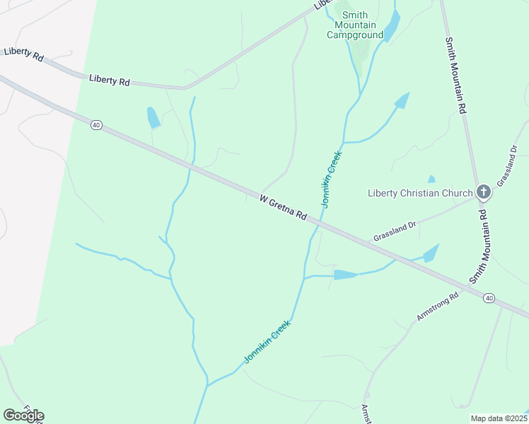 map of restaurants, bars, coffee shops, grocery stores, and more near 14625 West Gretna Road in Penhook