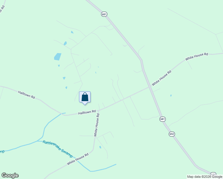 map of restaurants, bars, coffee shops, grocery stores, and more near 11061 White House Road in Smithfield